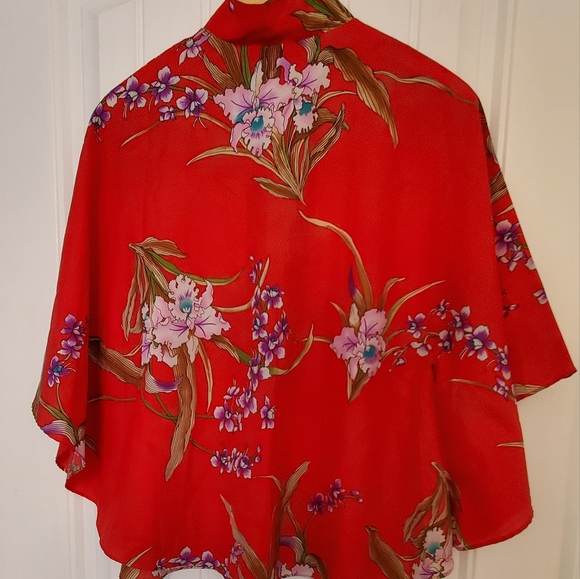 Hawaiian poncho cut swing top - Picture 7 of 8